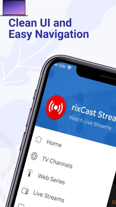 Emulate iPhone app rixCast Streaming using MyAndroid