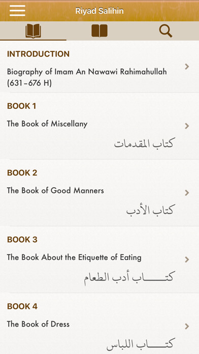 Emulate iPhone app Riyad Salihin: English, Arabic using MyAndroid