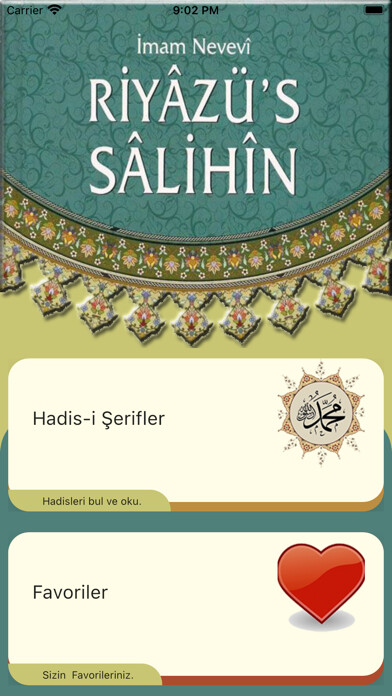 Emulate iPhone app Riyazüs Salihin Hadis Kitabı using MyAndroid