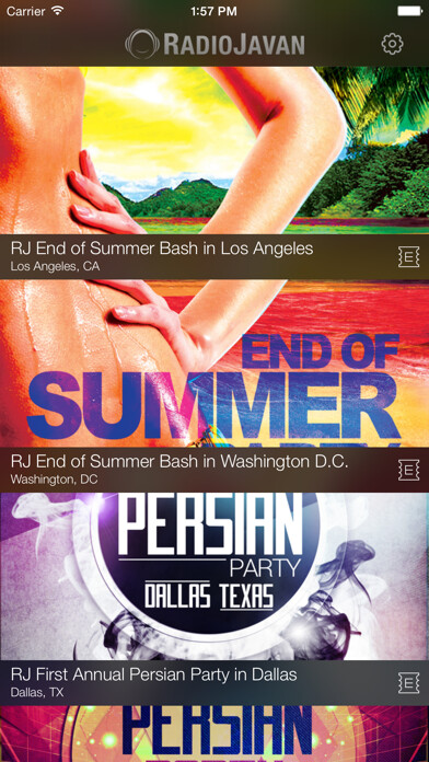 Emulate iPhone app RJ Events using MyAndroid Emulate iPhone app RJ Events using MyAndroid