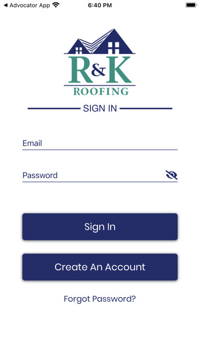 Emulate iPhone app R&K Certified Roofing of FL using MyAndroid Emulate iPhone app R&K Certified Roofing of FL using MyAndroid