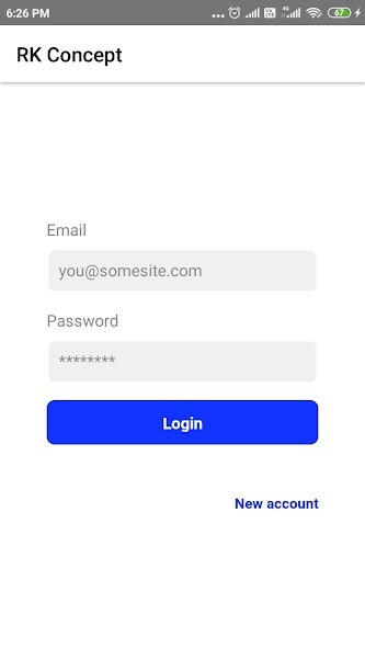 Run android online APK RKConcept from MyAndroid or emulate RKConcept using MyAndroid