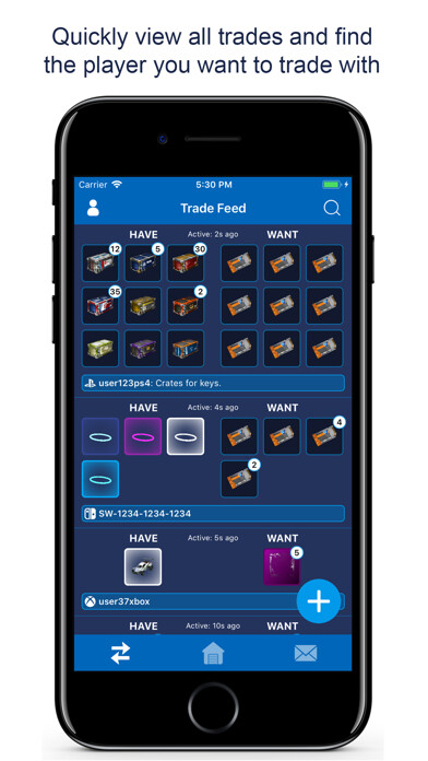 Emulate iPhone app RL Trading Post using MyAndroid