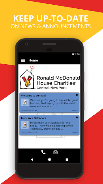 Emulate iPhone app RMHC Central New York using MyAndroid Emulate iPhone app RMHC Central New York using MyAndroid
