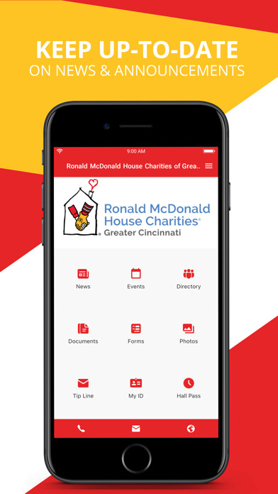 Emulate iPhone app RMH Cincinnati House Info using MyAndroid