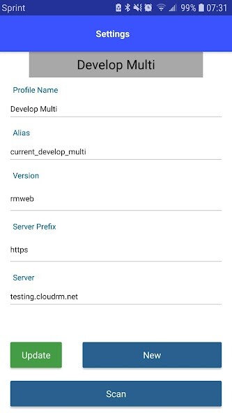 Emulate iPhone app R&M/Mobile using MyAndroid