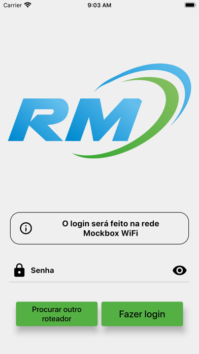 Emulate iPhone app RM Network Wi-Fi using MyAndroid