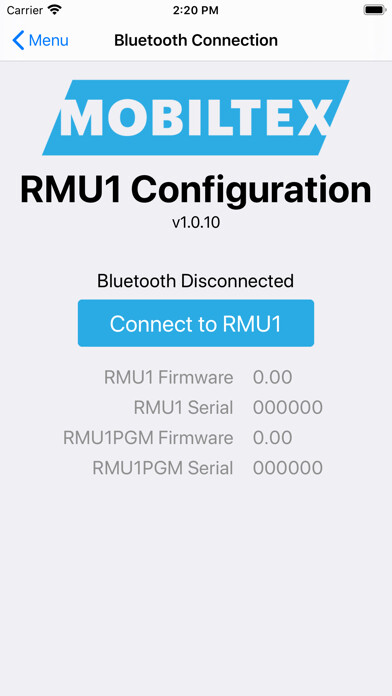 Emulate iPhone app RMU1 Config using MyAndroid Emulate iPhone app RMU1 Config using MyAndroid