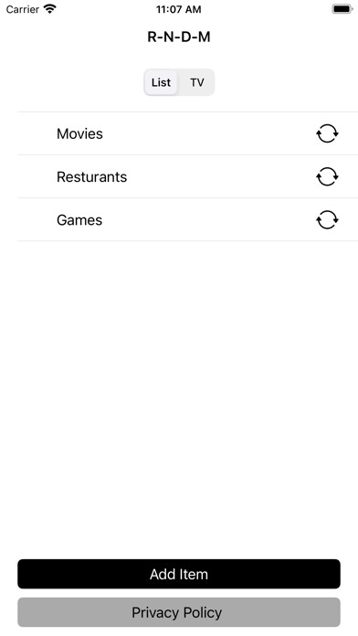 Emulate iPhone app R-N-D-M using MyAndroid