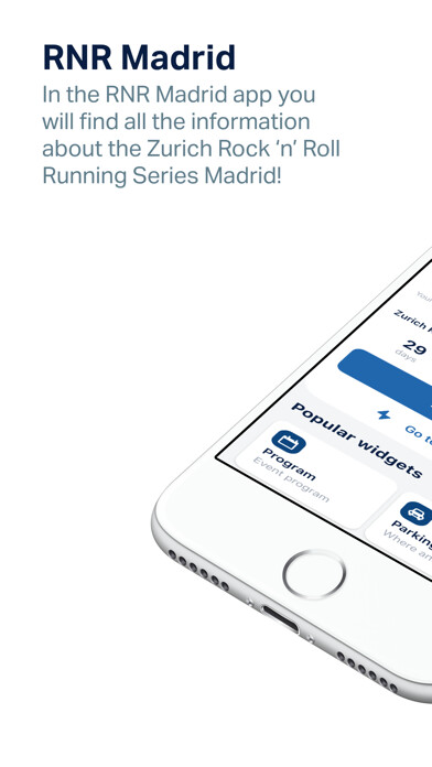 Emulate iPhone app RNR Madrid using MyAndroid