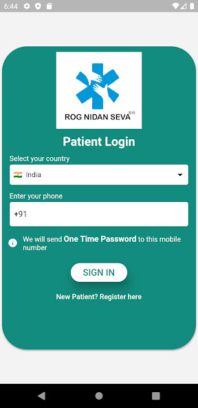 Run android online APK RNS Patient App from MyAndroid or emulate RNS Patient App using MyAndroid