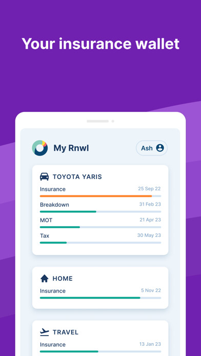 Emulate iPhone app Rnwl - MOT, tax, car insurance using MyAndroid Emulate iPhone app Rnwl - MOT, tax, car insurance using MyAndroid