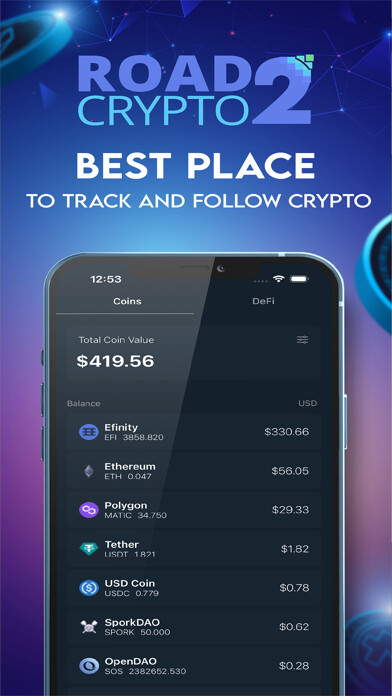 Emulate iPhone app Road2Crypto - Crypto Tracker using MyAndroid Emulate iPhone app Road2Crypto - Crypto Tracker using MyAndroid