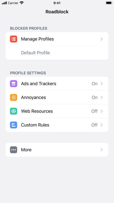 Emulate iPhone app Roadblock - Content Blocker using MyAndroid Emulate iPhone app Roadblock - Content Blocker using MyAndroid