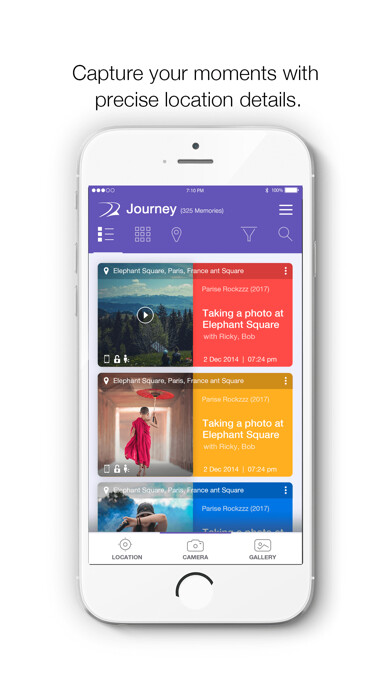 Emulate iPhone app Roadlike: Your Travel Moments using MyAndroid