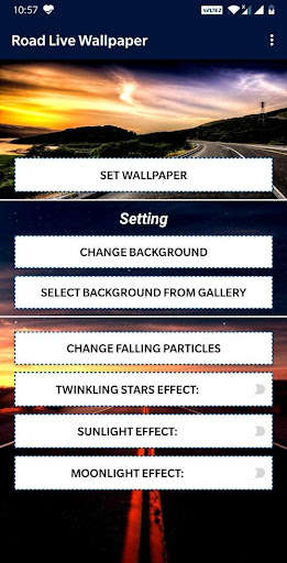 Emulate Android APK Road Live Wallpaper Emulate Android APK Road Live Wallpaper