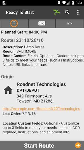 Run android online APK Roadnet Mobile Demo from MyAndroid or emulate Roadnet Mobile Demo using MyAndroid
