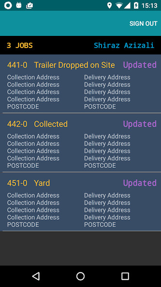Run android online APK Roadrunner Driver from MyAndroid or emulate Roadrunner Driver using MyAndroid