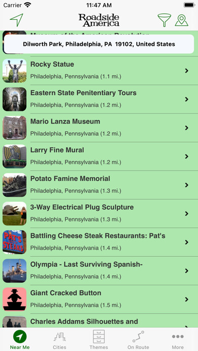 Emulate iPhone app Roadside America using MyAndroid Emulate iPhone app Roadside America using MyAndroid