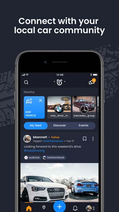 Emulate iPhone app RoadStr - Car App using MyAndroid