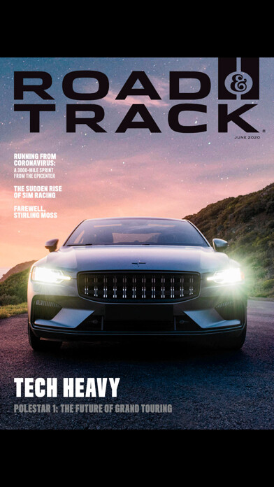 Emulate iPhone app Road & Track Magazine US using MyAndroid