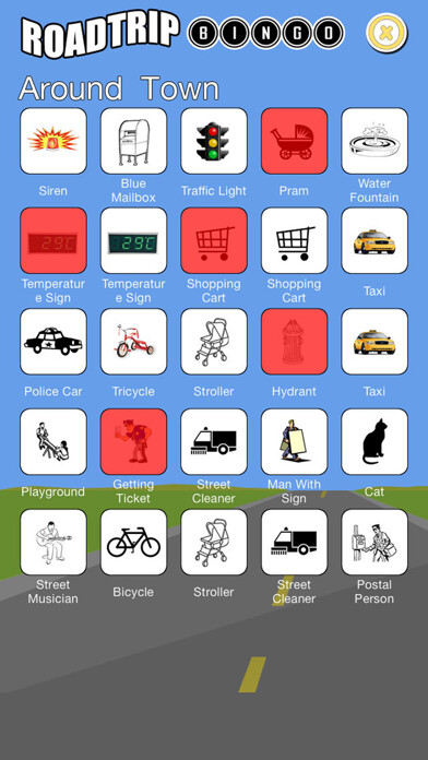 Emulate iPhone app Roadtrip - Bingo using MyAndroid Emulate iPhone app Roadtrip - Bingo using MyAndroid