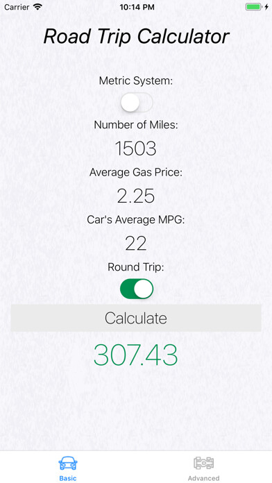 Emulate iPhone app Road Trip Gas Cost using MyAndroid Emulate iPhone app Road Trip Gas Cost using MyAndroid