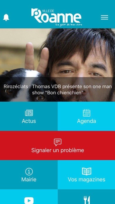 Emulate iPhone app Roanne, l’Appli using MyAndroid