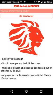 Emulate Android APK Roar - G 18 - DelapierreFaury Emulate Android APK Roar - G 18 - DelapierreFaury