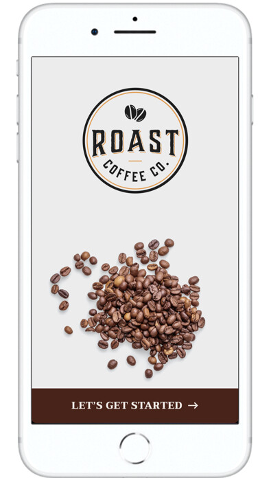 Emulate iPhone app Roast Coffee Co using MyAndroid