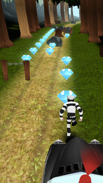 Emulate iPhone app Robber Fast Running - Rush Escape The Police Free Game using MyAndroid