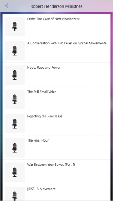 Emulate iPhone app Robert Henderson Ministries using MyAndroid Emulate iPhone app Robert Henderson Ministries using MyAndroid