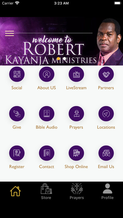 Emulate iPhone app Robert Kayanja Ministries using MyAndroid Emulate iPhone app Robert Kayanja Ministries using MyAndroid