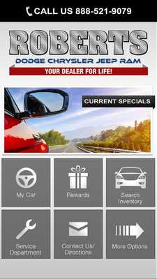 Emulate Android APK Roberts Dodge Chrysler Jeep
