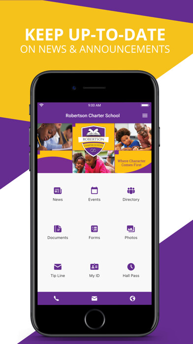 Emulate iPhone app Robertson Charter School using MyAndroid Emulate iPhone app Robertson Charter School using MyAndroid
