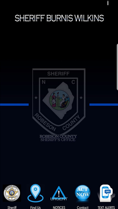 Emulate iPhone app Robeson County Sheriff using MyAndroid