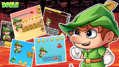 Emulate iPhone app Robin Jungle World -Jump N Run using MyAndroid