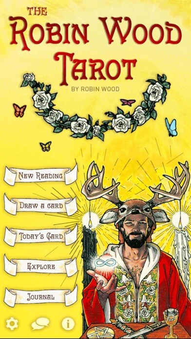 Emulate iPhone app Robin Wood Tarot using MyAndroid Emulate iPhone app Robin Wood Tarot using MyAndroid