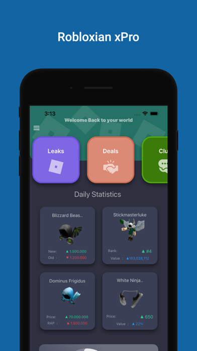 Emulate iPhone app Robloxian xPro Leaks and Deals using MyAndroid