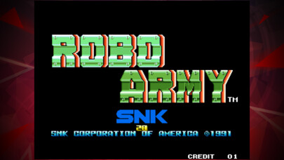 Emulate iPhone app ROBO ARMY ACA NEOGEO using MyAndroid