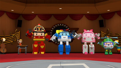 Emulate iPhone app Robocar POLI: Sing Along using MyAndroid