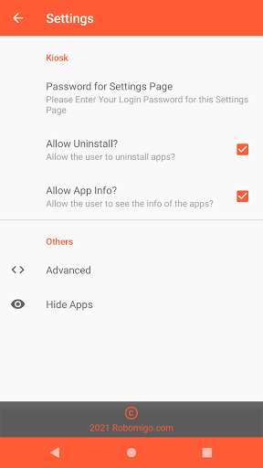 Run android online APK Robo Launcher Kiosk from MyAndroid or emulate Robo Launcher Kiosk using MyAndroid