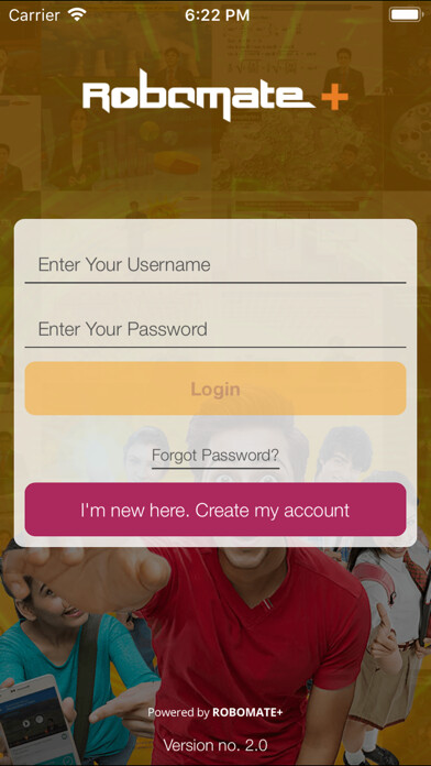 Emulate iPhone app Robomate+ Std 8-12 IIT NEET CA using MyAndroid Emulate iPhone app Robomate+ Std 8-12 IIT NEET CA using MyAndroid