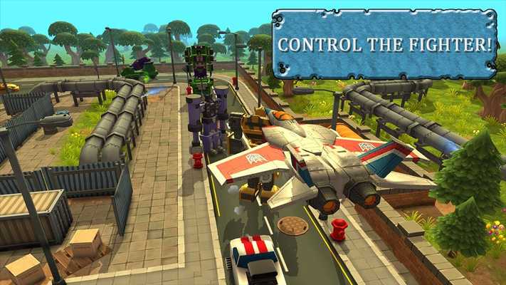 Emulate Android APK Robot Airplane Transformation