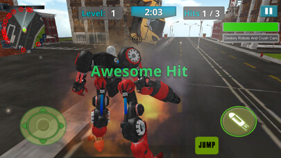 Emulate iPhone app Robot Car Crusher 2K17 - Demolition Derby using MyAndroid