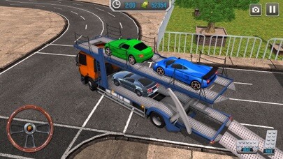 Emulate iPhone app Robot Car Transporter Airplane using MyAndroid