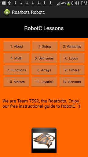 Run android online APK RobotC Instructional Guide from MyAndroid or emulate RobotC Instructional Guide using MyAndroid