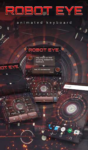 Emulate Android APK Robot Eye Animated Keyboard + Live Wallpaper Emulate Android APK Robot Eye Animated Keyboard + Live Wallpaper