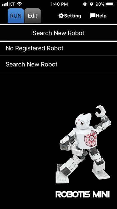 Emulate iPhone app ROBOTIS MINI using MyAndroid Emulate iPhone app ROBOTIS MINI using MyAndroid