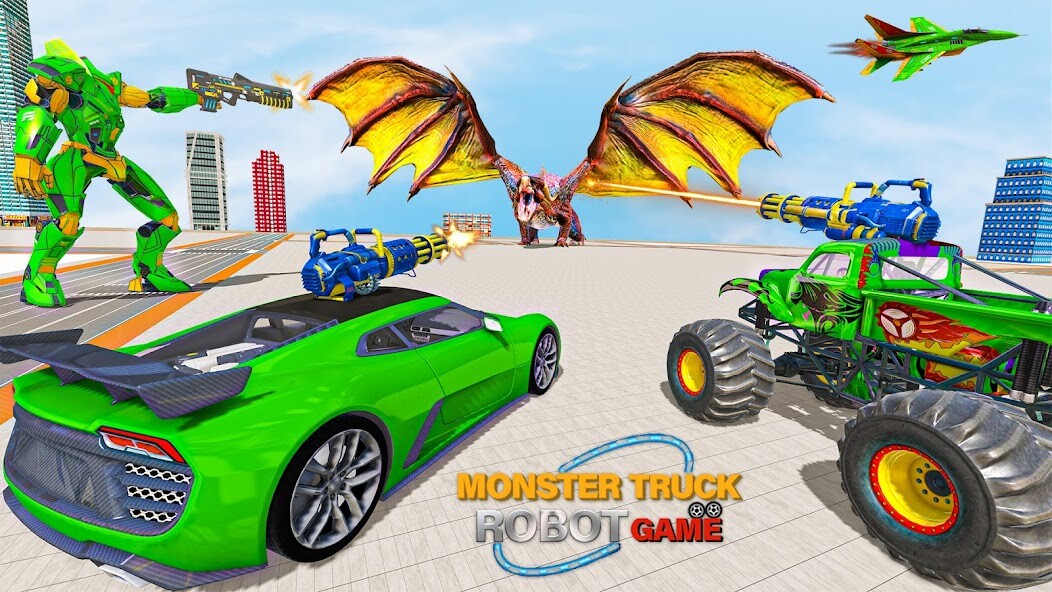 Run android online APK Robot Monster Truck Car Game from MyAndroid or emulate Robot Monster Truck Car Game using MyAndroid